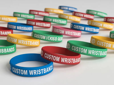 Custom wristbands are durable, comfortable, and fully customizable for any occasion.