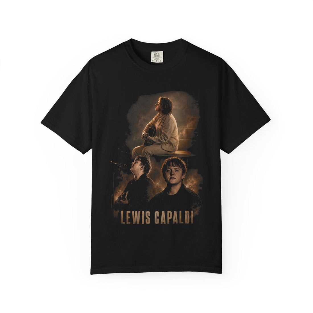 Lewis Capaldi Band Portrait T-Shirt — Vintage Spotlight Music Tee