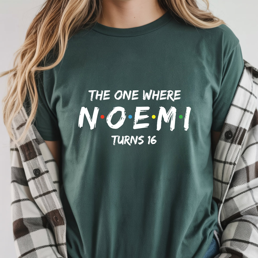 Any Age Custom Friends T-Shirt, The One Where, Turns 16