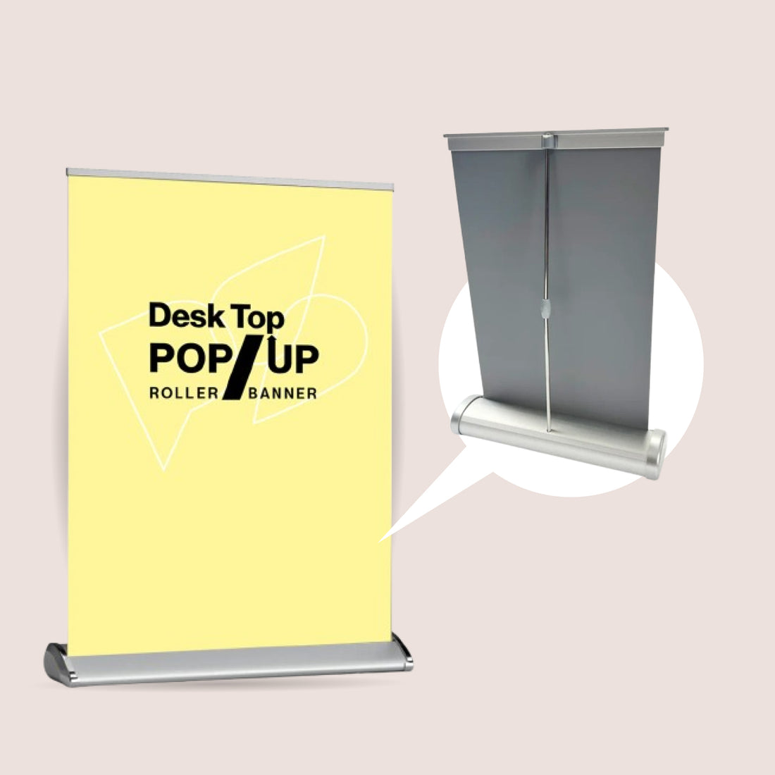 Desktop Roller Banners for Professional Table Displays