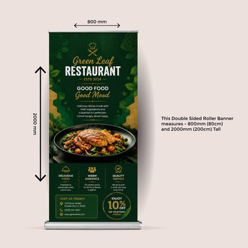 Double Sided Roller Banners for Maximum Brand Visibility