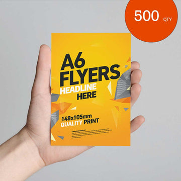 Professional A6 Flyer for Business Promotion (500 pcs)