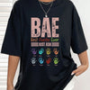 B.A.E Best Auntie Ever Handprints - Personalized Shirt - Gift For Aunts