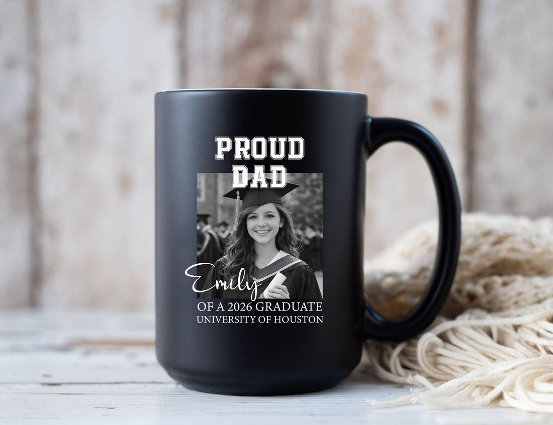 Personalised Proud Mom and Dad Mug Printed on Both Sides