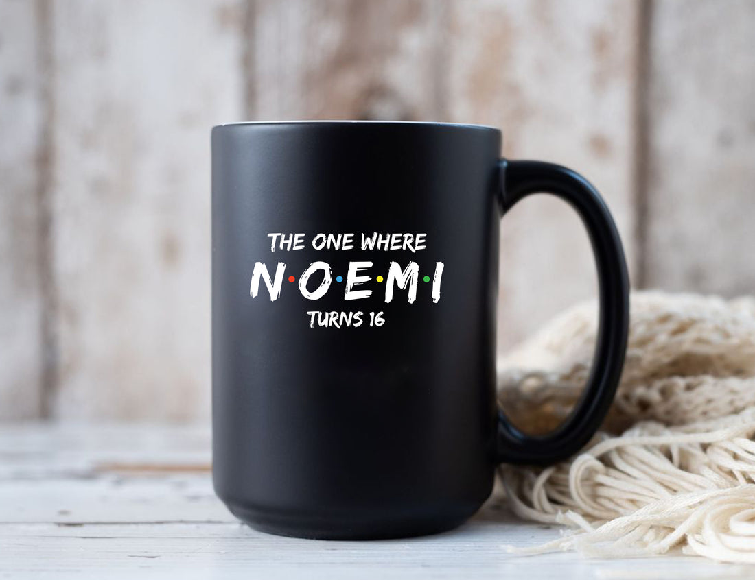 Custom Sweet Birthday Coffee Mug Printed on Both Sides