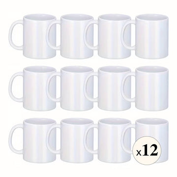 12x Bulk Mugs 11oz  with logo UV print