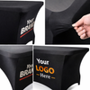 Custom Stretch Spandex Table Cover Trade Shows, Weddings, Events & More