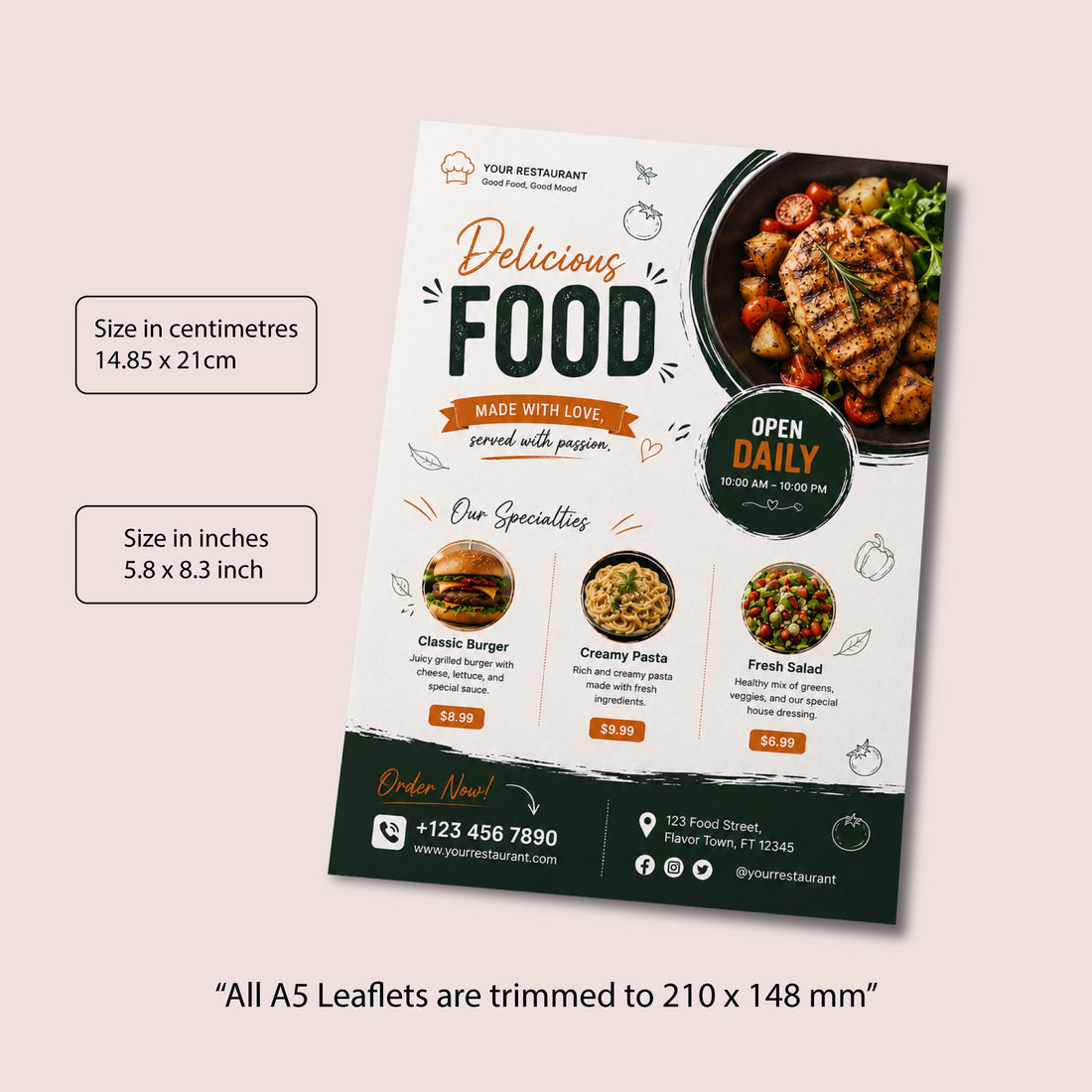 Professional A5 Flyer for Business Promotion