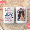 Women’s Friendship Mug – Good Friends Are Like Stars Quote