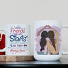 Women’s Friendship Mug – Good Friends Are Like Stars Quote