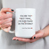 Personalised You are my best Thing Valentine Mug  Printed on Both Sides