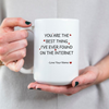 Personalised You are my best Thing Valentine Mug  Printed on Both Sides