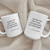 Personalised You are my best Thing Valentine Mug  Printed on Both Sides