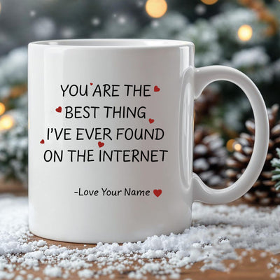 Personalised You are my best Thing Valentine Mug  Printed on Both Sides