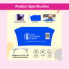 Custom Stretch Spandex Table Cover Trade Shows, Weddings, Events & More