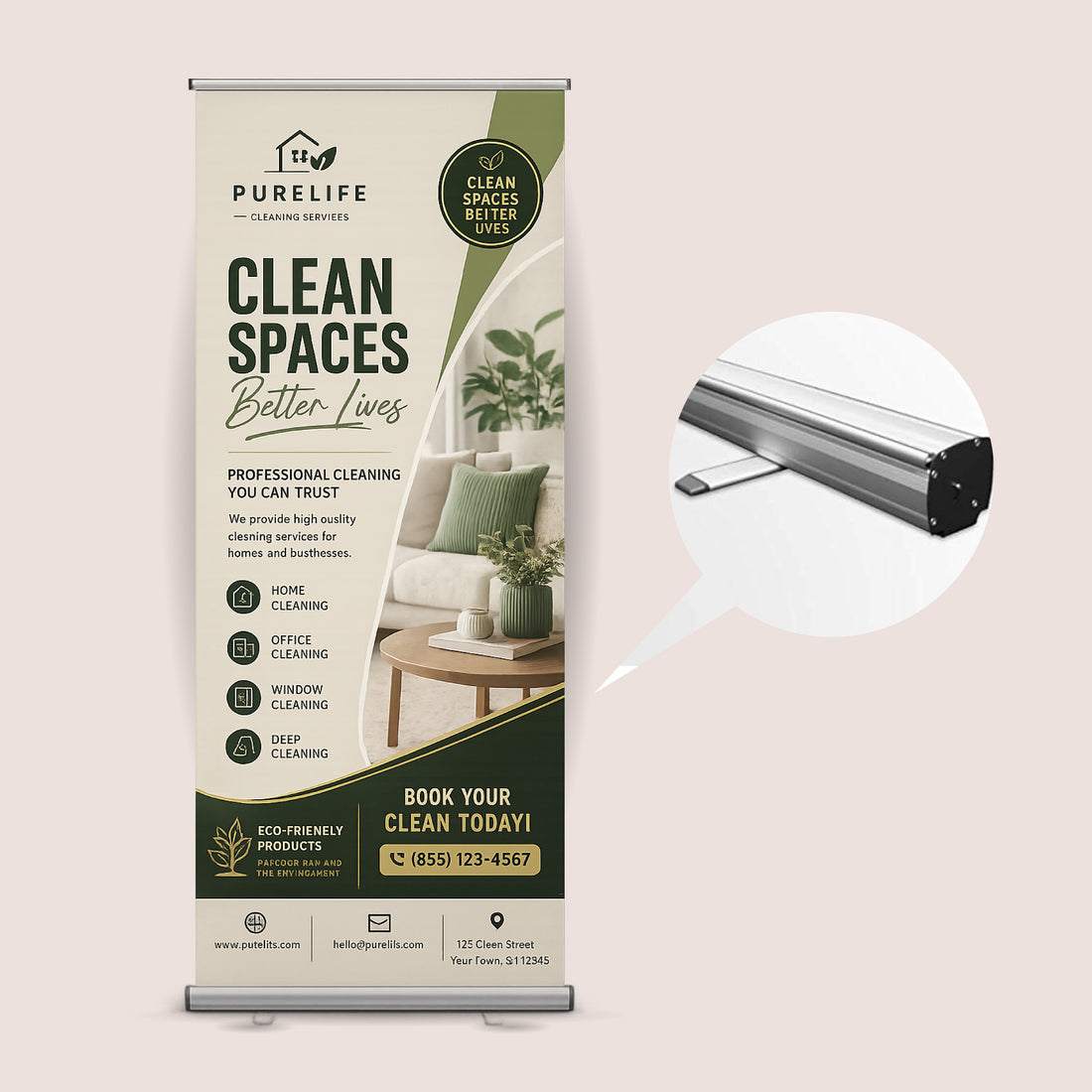 Premium Pull Up Roller Banners for Events & Promotions
