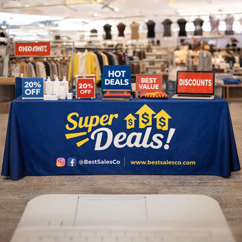 Personalized Trade Show Table Cover