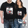 Couple Picture Matching, Anniversary Gift, Valentine's Day Gifts - Personalized Photo Comfort Tee
