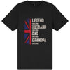 Personalised Family Name T-Shirt Brother, Husband, Dad & Grandpa